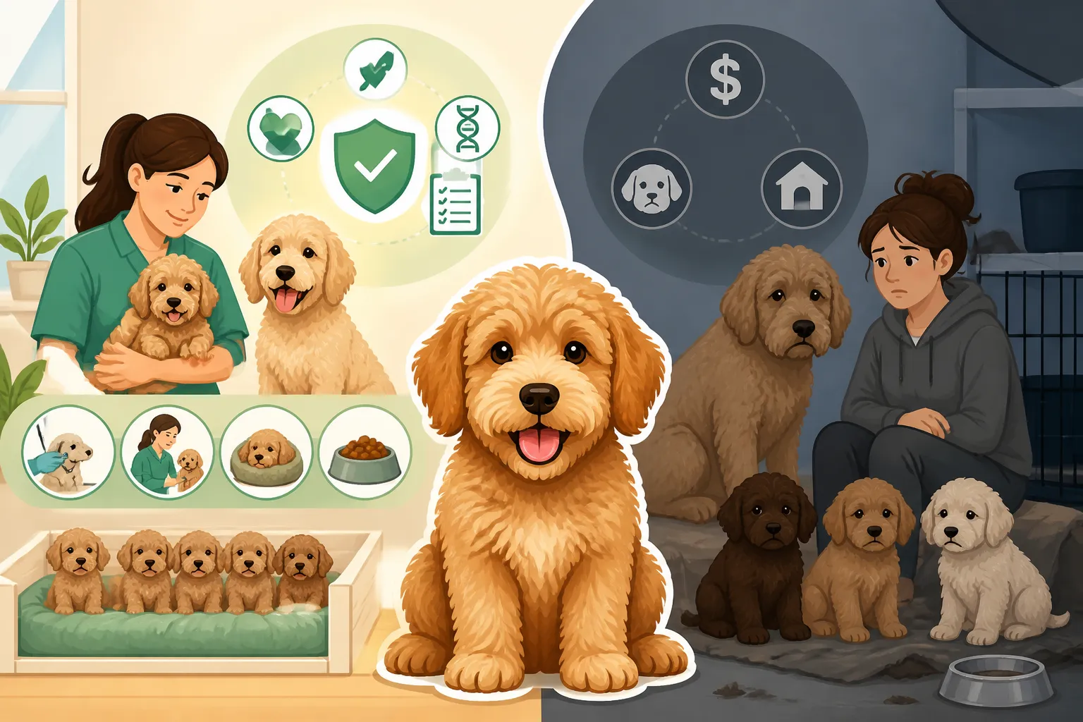 What an ALAA Labradoodle Breeder Charges Above a Hobby One