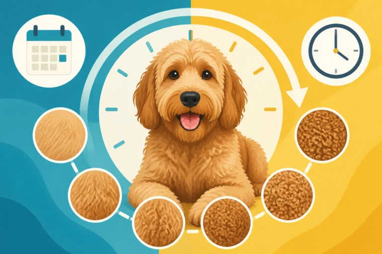 The Six to Eight Week Clock on a Labradoodle's Coat