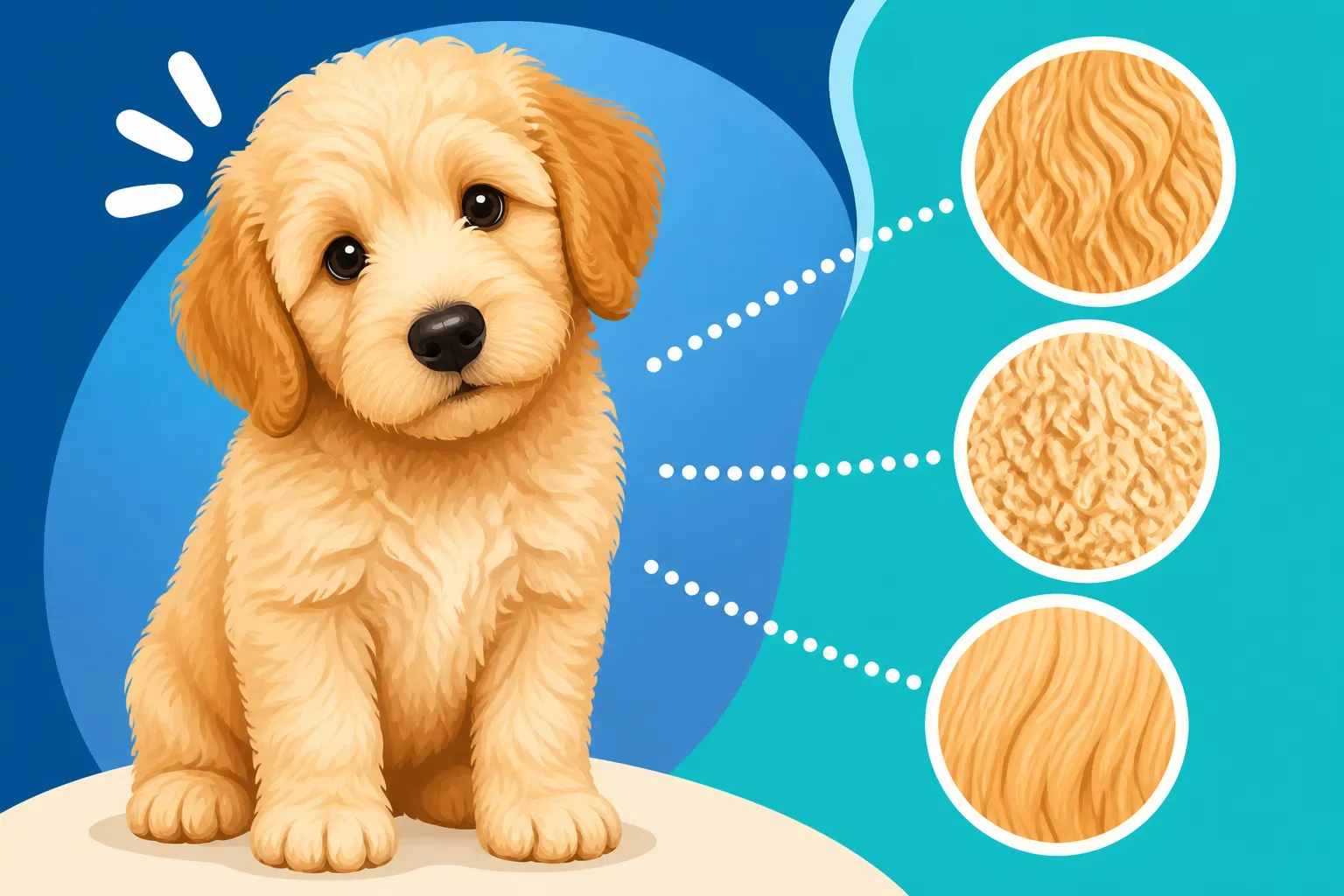 Telling a Labradoodle's Coat Type at Eight Weeks