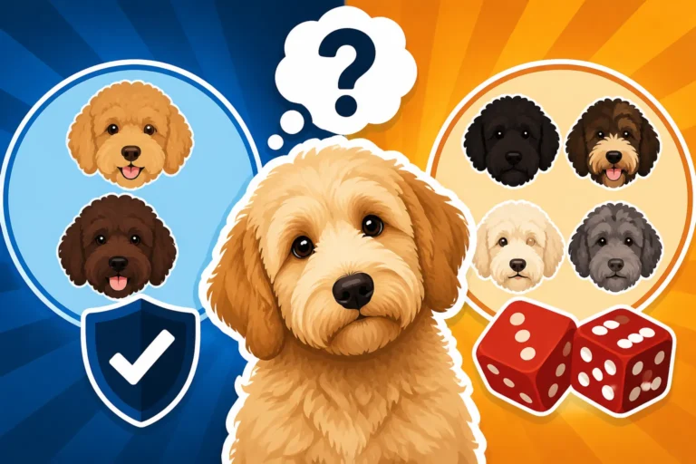 Whether an F1 Labradoodle's Coat Is a Gamble