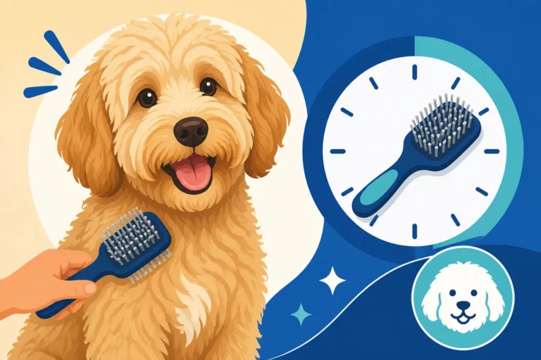 How Long Brushing a Labradoodle Takes Each Week