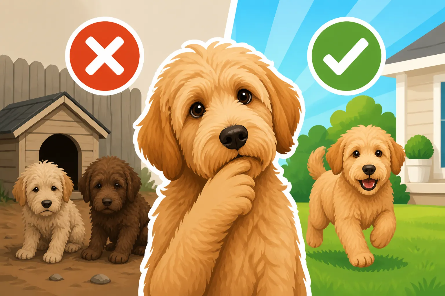 Whether a Backyard Bred Labradoodle Is Ever Worth It