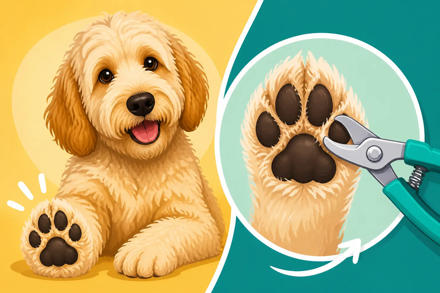 Whether a Labradoodle's Feet Need Trimming