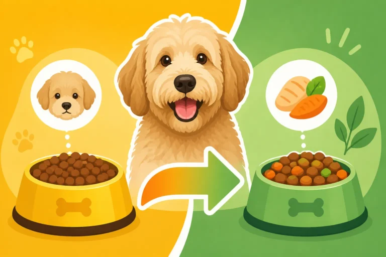 Switching a Labradoodle From Puppy Food