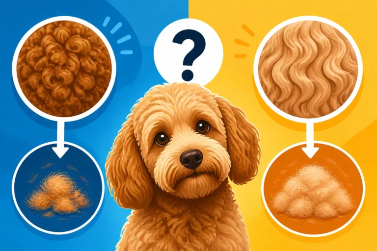 Whether Curl Predicts How Much a Labradoodle Sheds