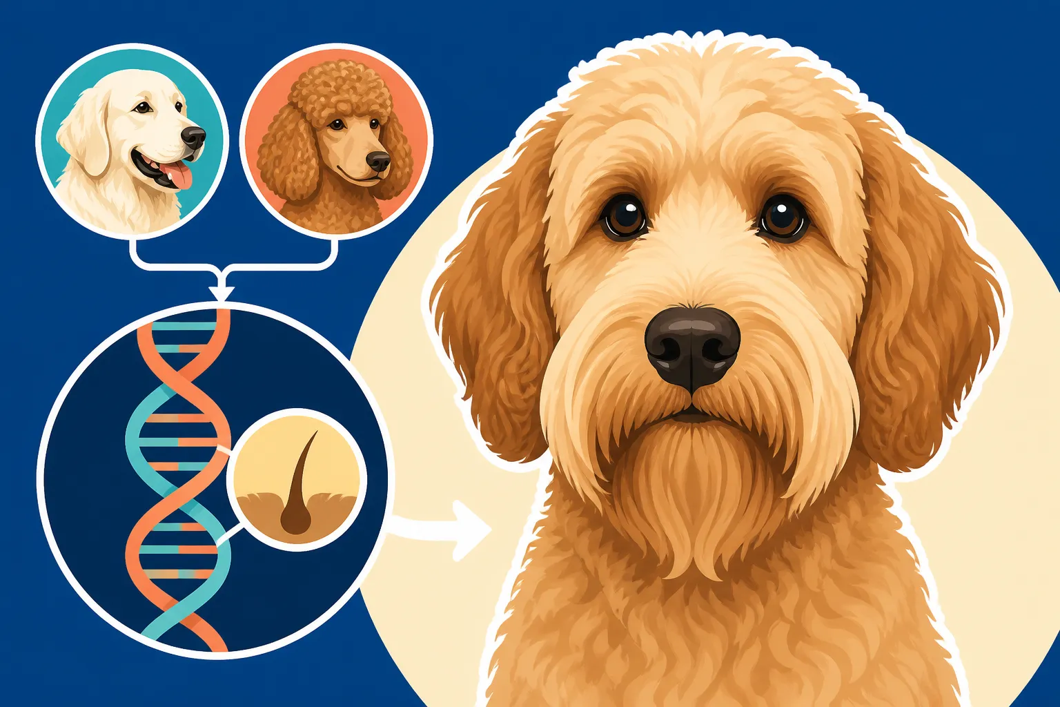 The Furnishings Gene Behind a Labradoodle's Beard
