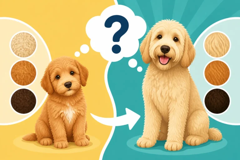 Whether a Labradoodle Puppy's Coat Predicts the Adult One
