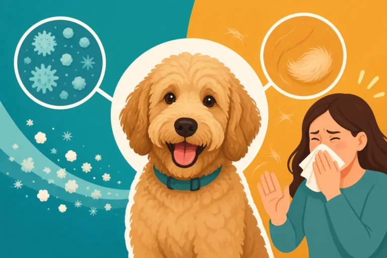 Whether Dander or Hair Sets Off Allergies Around a Labradoodle