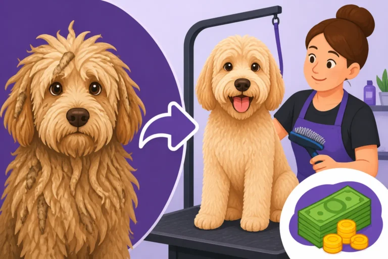 What a Groomer Charges to Strip a Matted Labradoodle