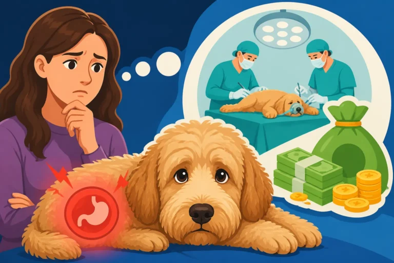 What Emergency Bloat Surgery Costs a Labradoodle Owner