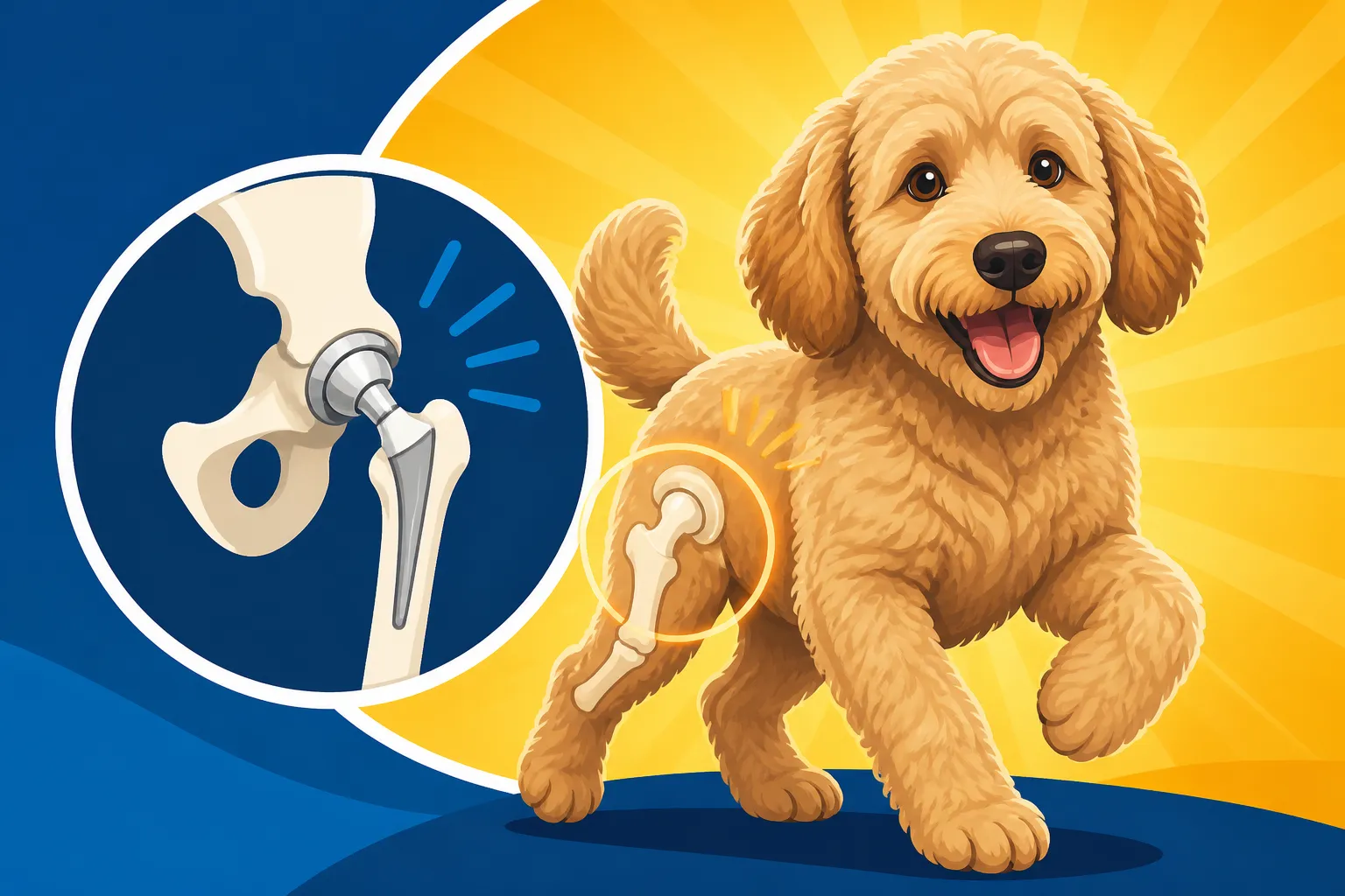What Hip Replacement Runs on a Sixty Pound Labradoodle