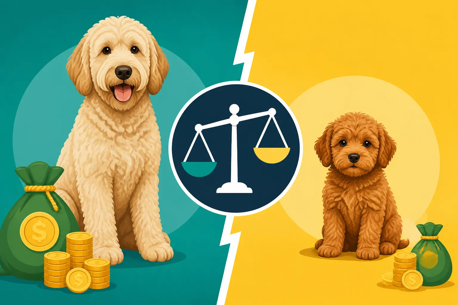 Whether a Miniature Labradoodle Costs More Than a Standard