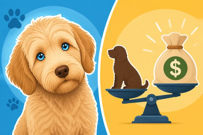 Whether Blue Eyes Raise a Labradoodle's Price