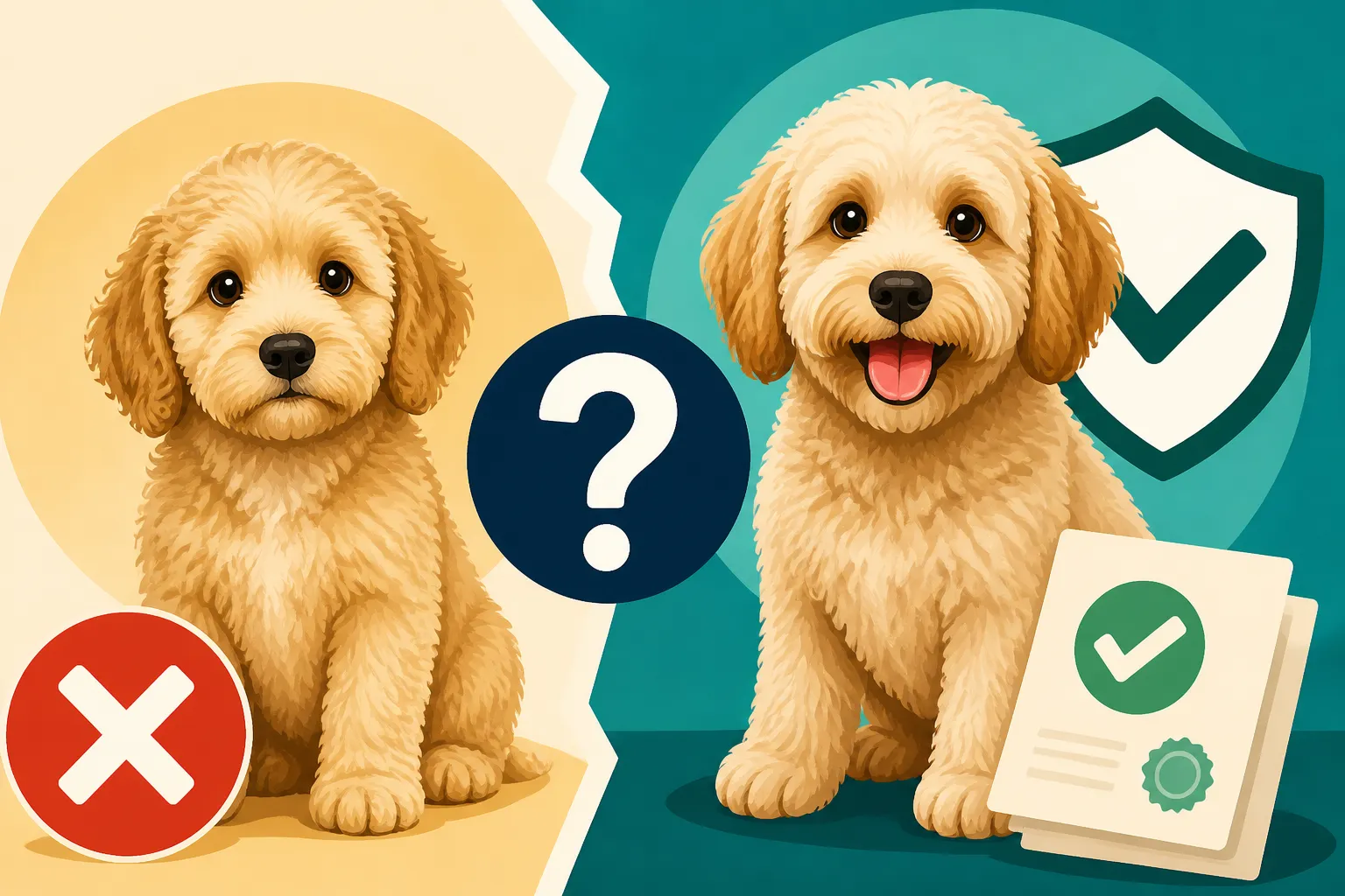 Whether a Labradoodle Without Papers Is Cheaper for a Reason