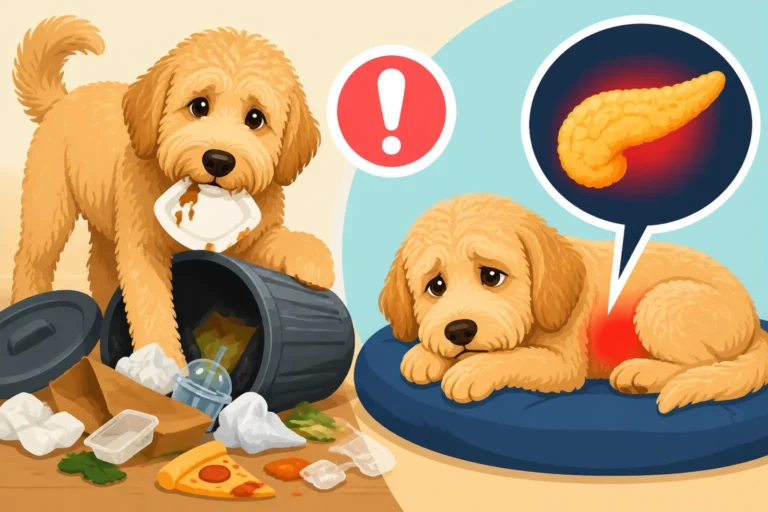 Pancreatitis After a Labradoodle Raids the Trash