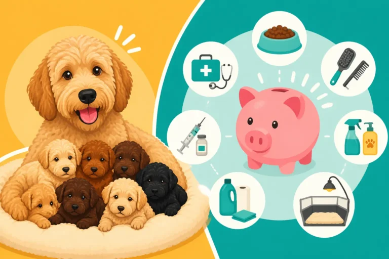 What Raising a Labradoodle Litter Costs a Breeder