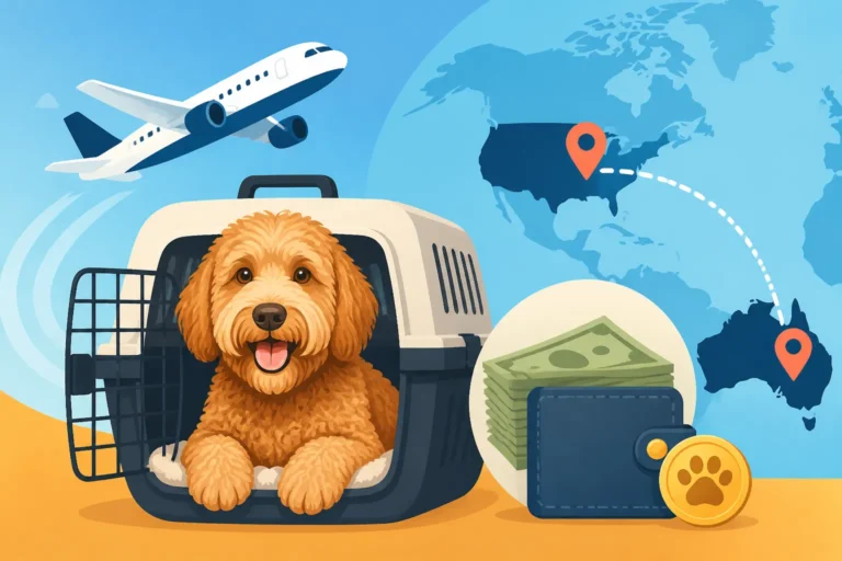 What Flying an Australian Labradoodle to America Costs