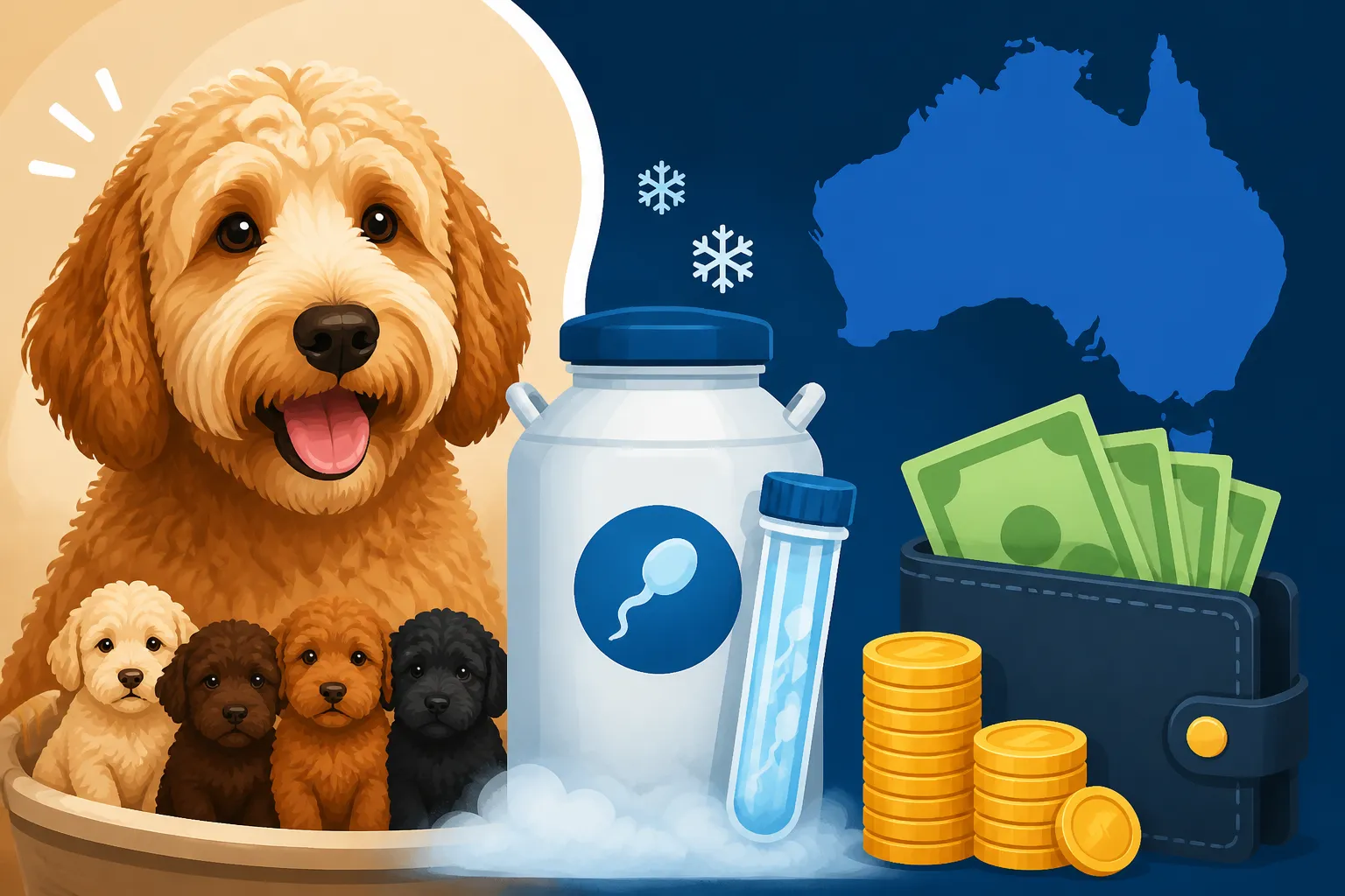 What Frozen Semen From Australia Costs a Labradoodle Breeder