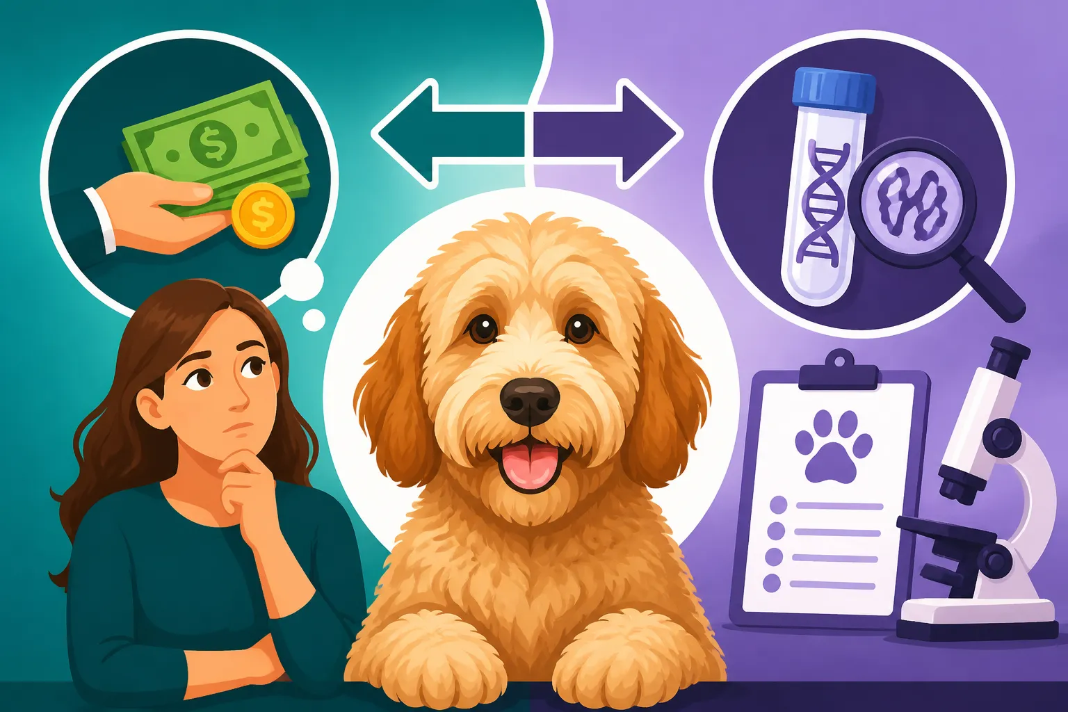 Whether a Breeder Should Pay for Labradoodle Coat Testing
