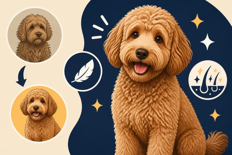 What a Fleece Coat Adds to a Labradoodle's Groom