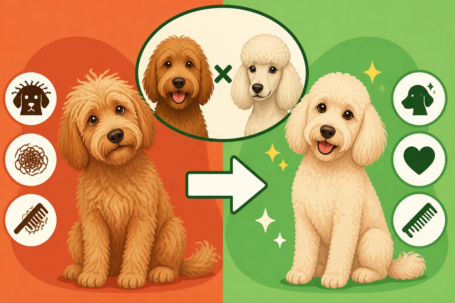 What Breeding a Labradoodle Back to a Poodle Fixes