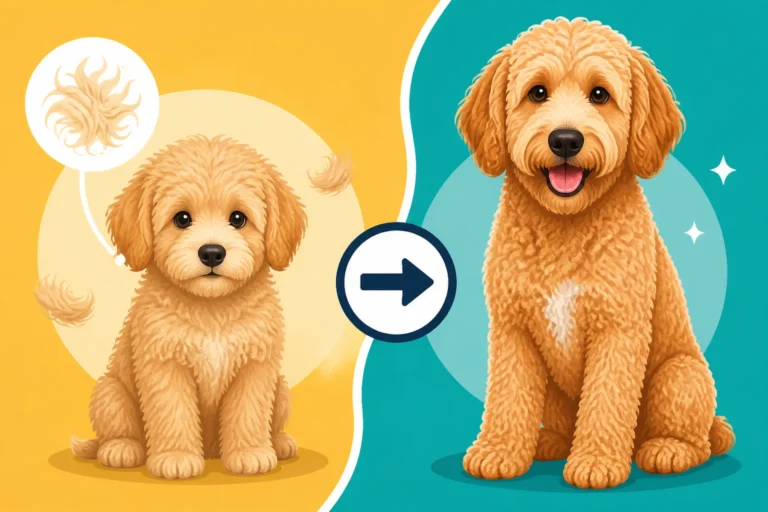 The Age a Labradoodle Blows Its Puppy Coat