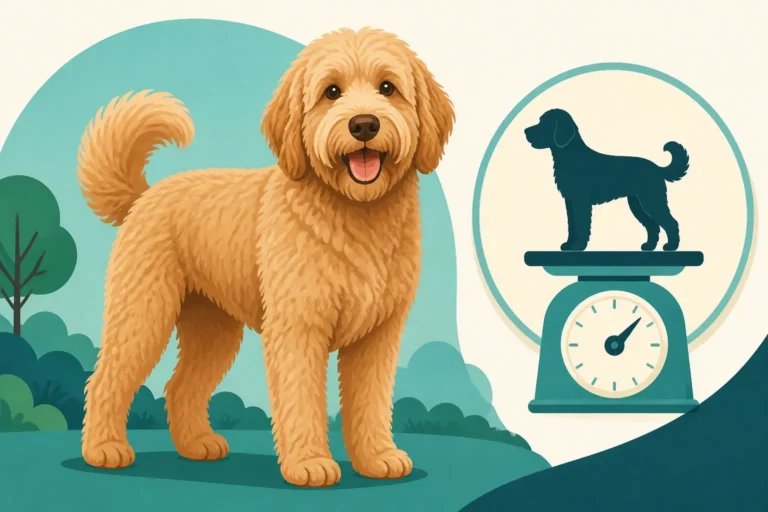 The Standard Labradoodle at Fifty to Sixty Five Pounds