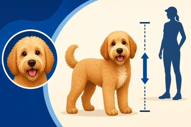 The Medium Labradoodle Between Seventeen and Twenty Inches
