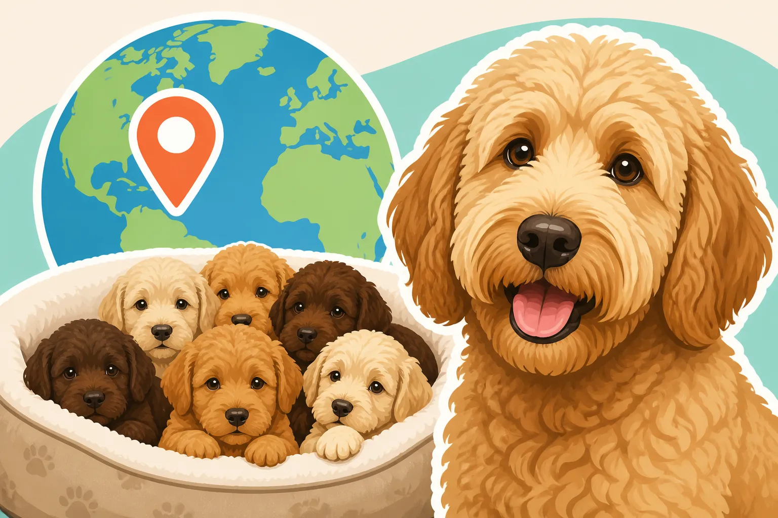 Where the First Labradoodle Litter Was Whelped