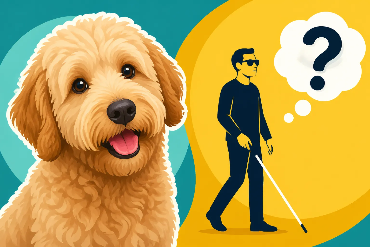 Whether the First Labradoodle Owner Was Blind