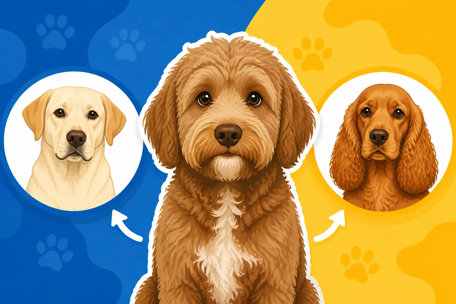 Whether an Australian Labradoodle Has Cocker Spaniel In It