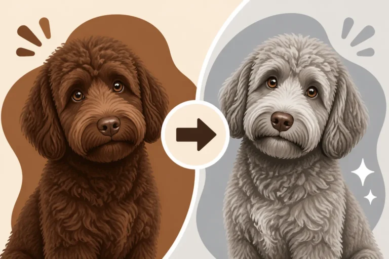 Whether a Chocolate Labradoodle Fades to Silver