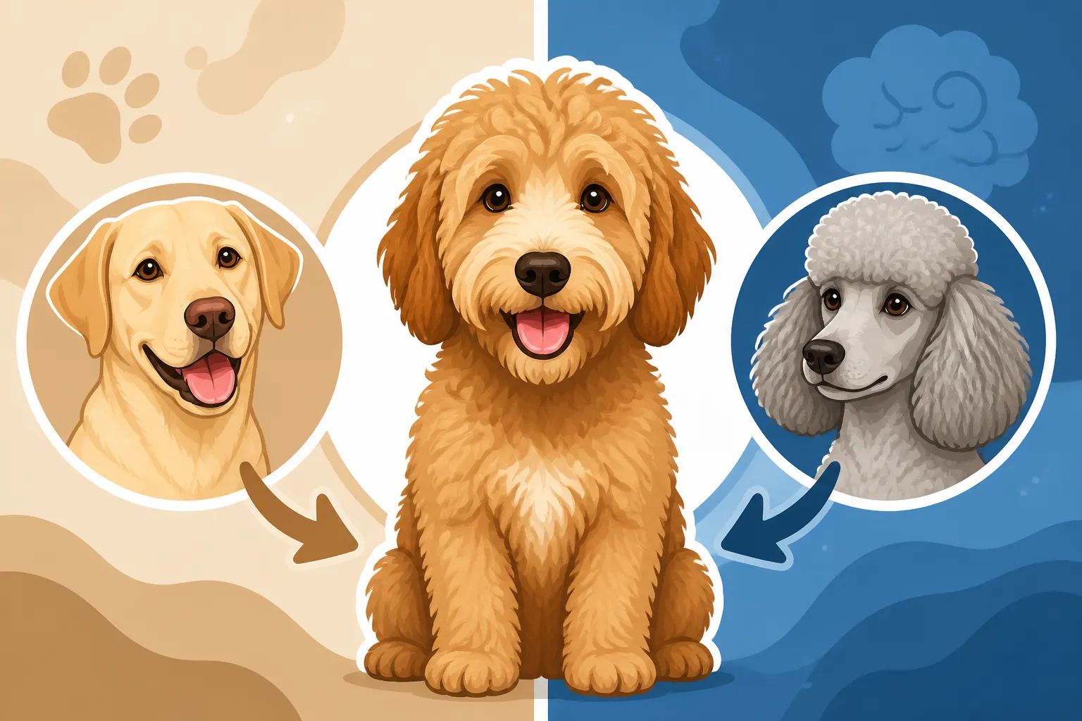 Whether an F1b Labradoodle Is More Poodle