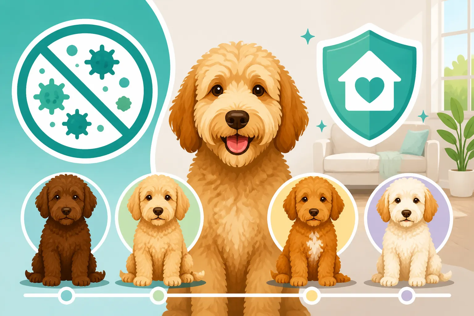 Which Labradoodle Generation Suits an Allergic Home