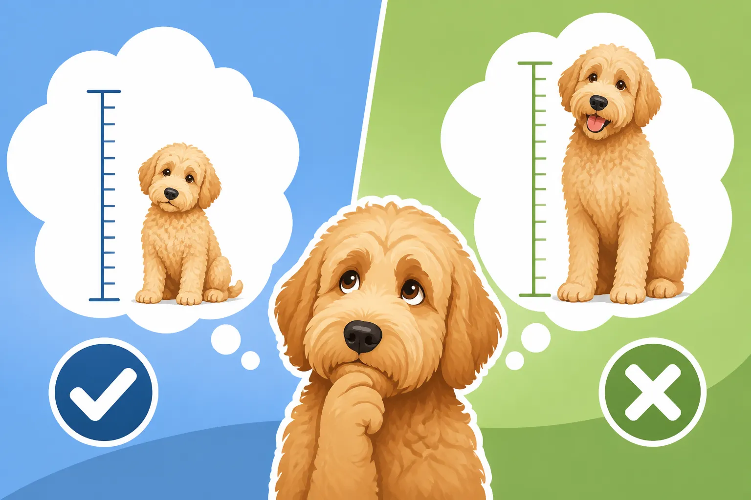 Whether a Labradoodle Outgrows Its Breeder's Estimate