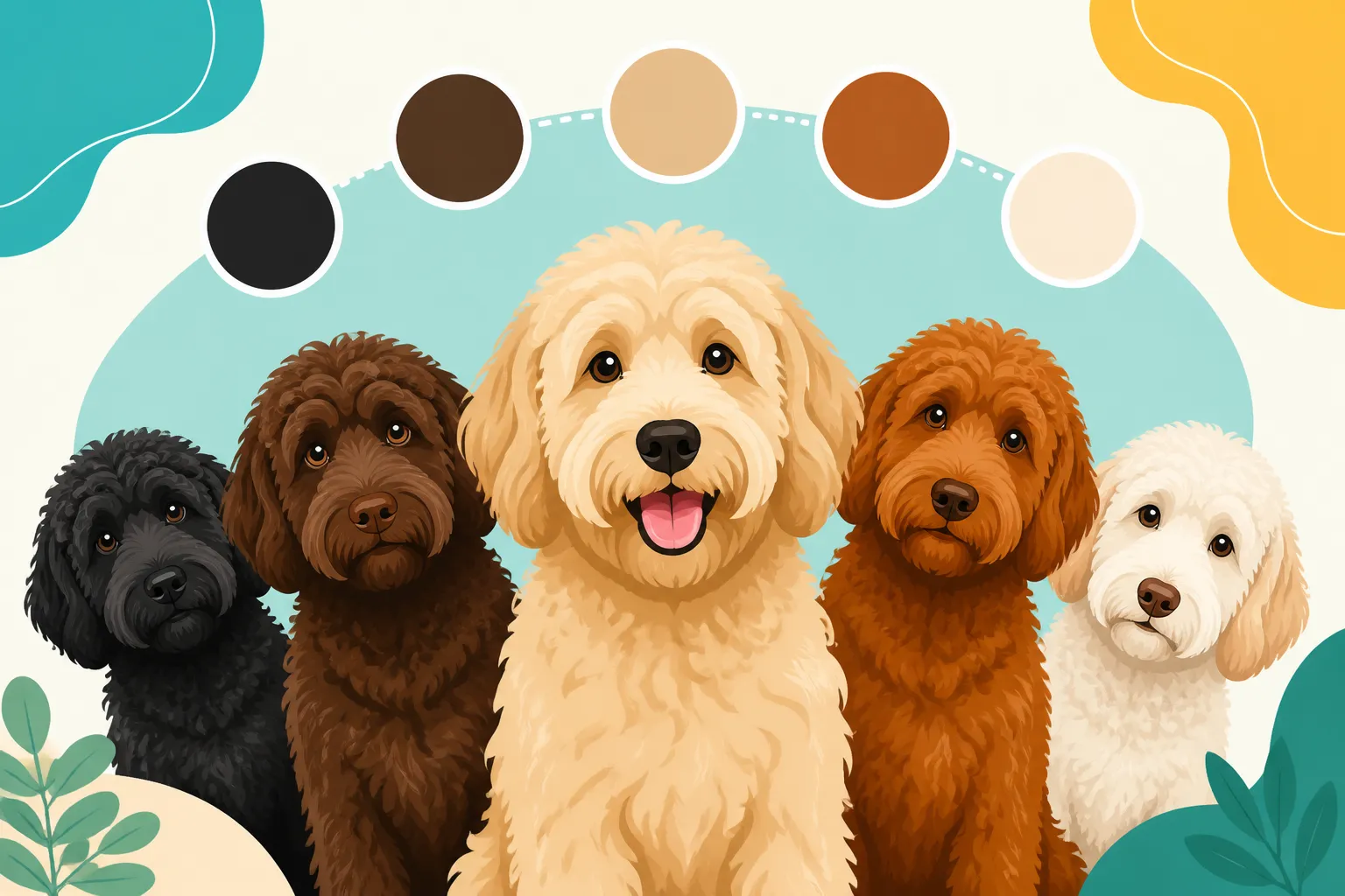 The Colors a Labradoodle Comes In