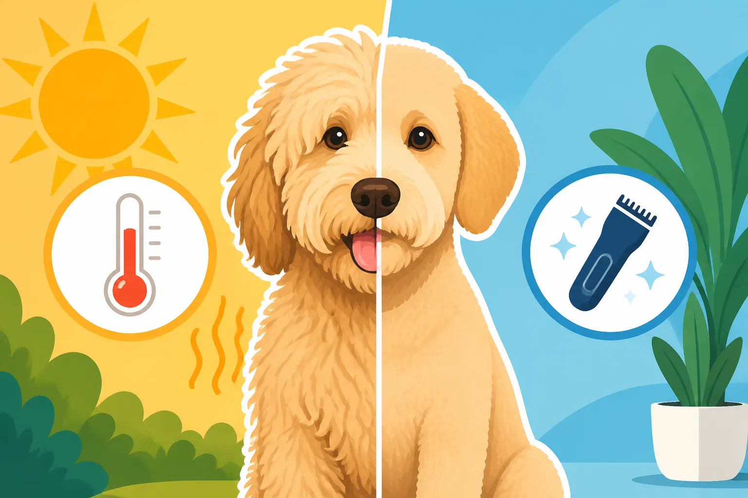 Whether a Labradoodle Should Be Clipped in Summer