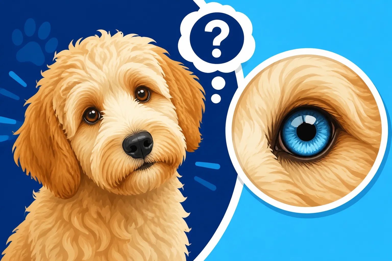 Whether Labradoodle Eyes Come Blue