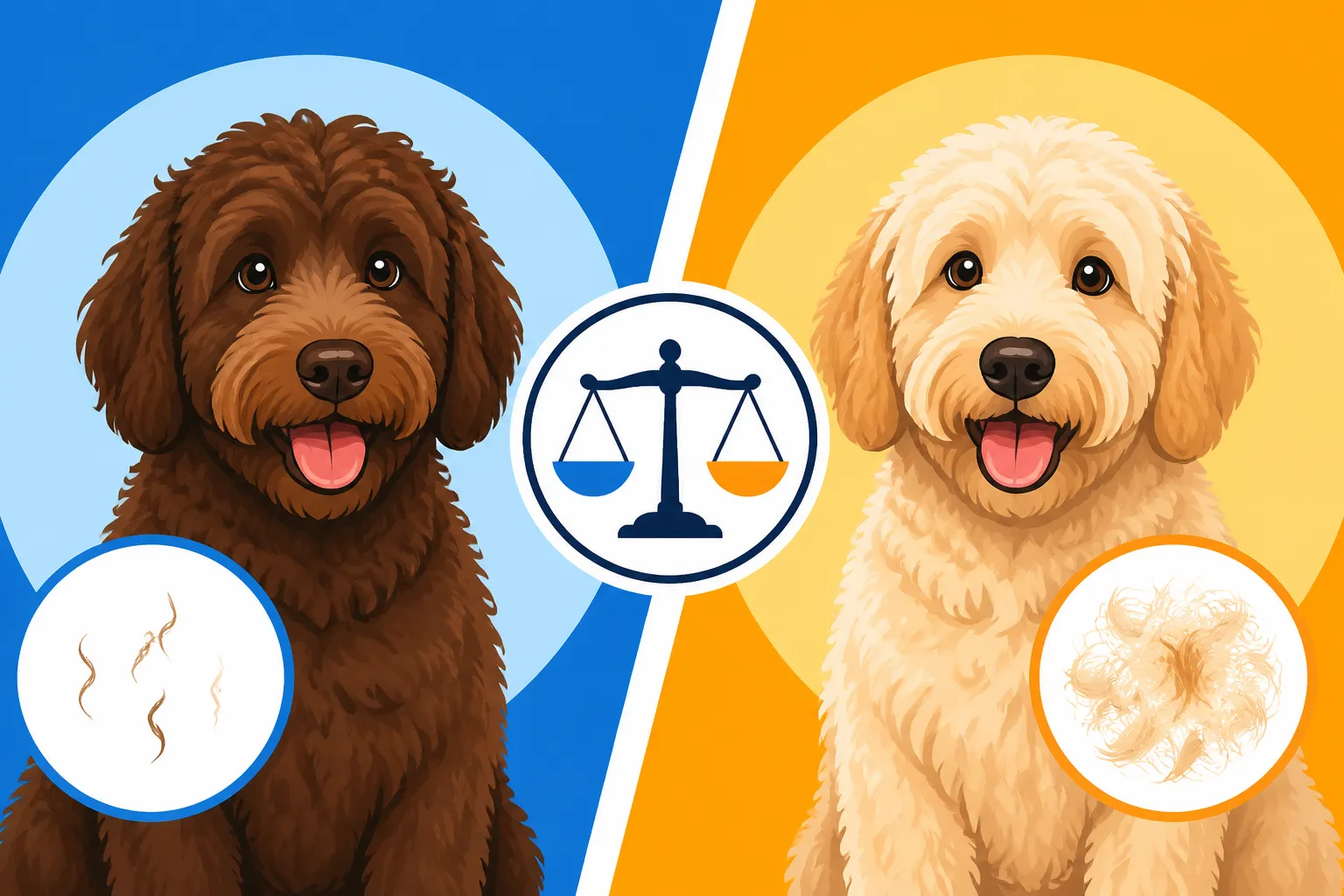 Whether a Labradoodle Sheds Less Than a Goldendoodle