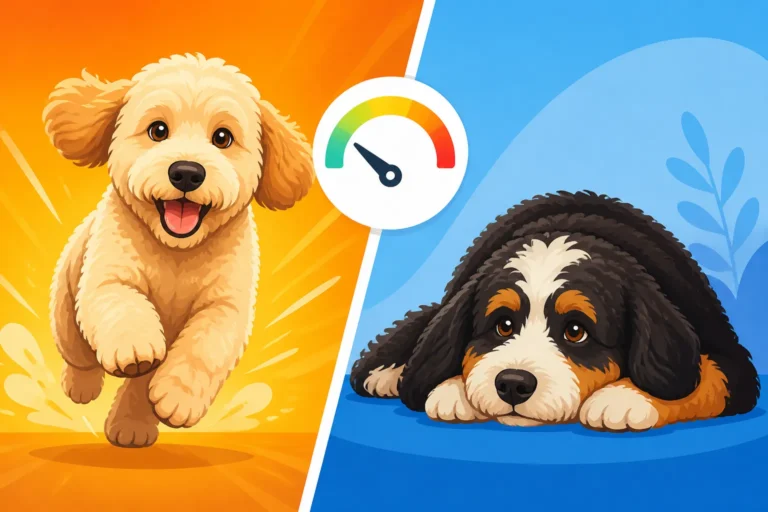 Whether a Bernedoodle Slows Down Sooner Than a Labradoodle