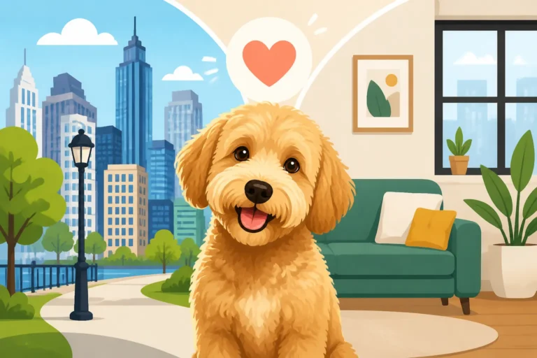 Whether a Labradoodle Can Live in a City