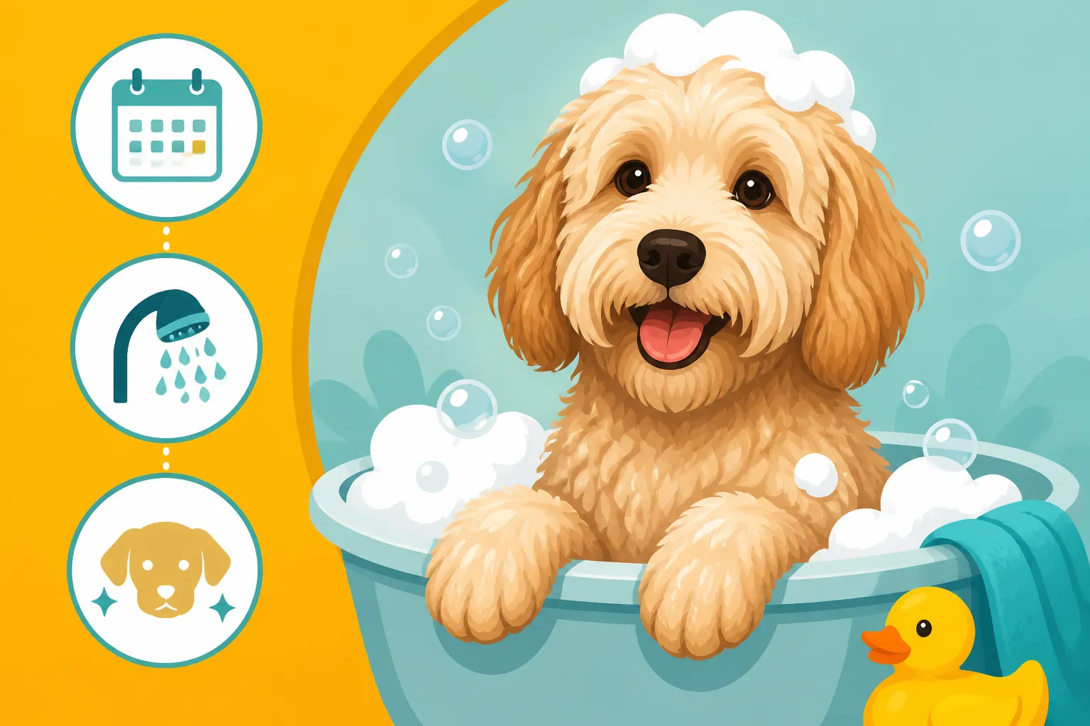 How Often a Labradoodle Needs a Bath