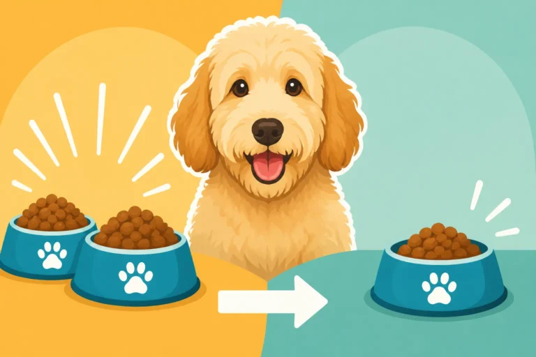 When a Labradoodle Drops to Two Meals