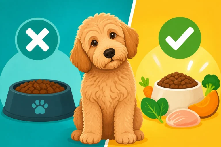 When to Take a Labradoodle Off Large Breed Puppy Food
