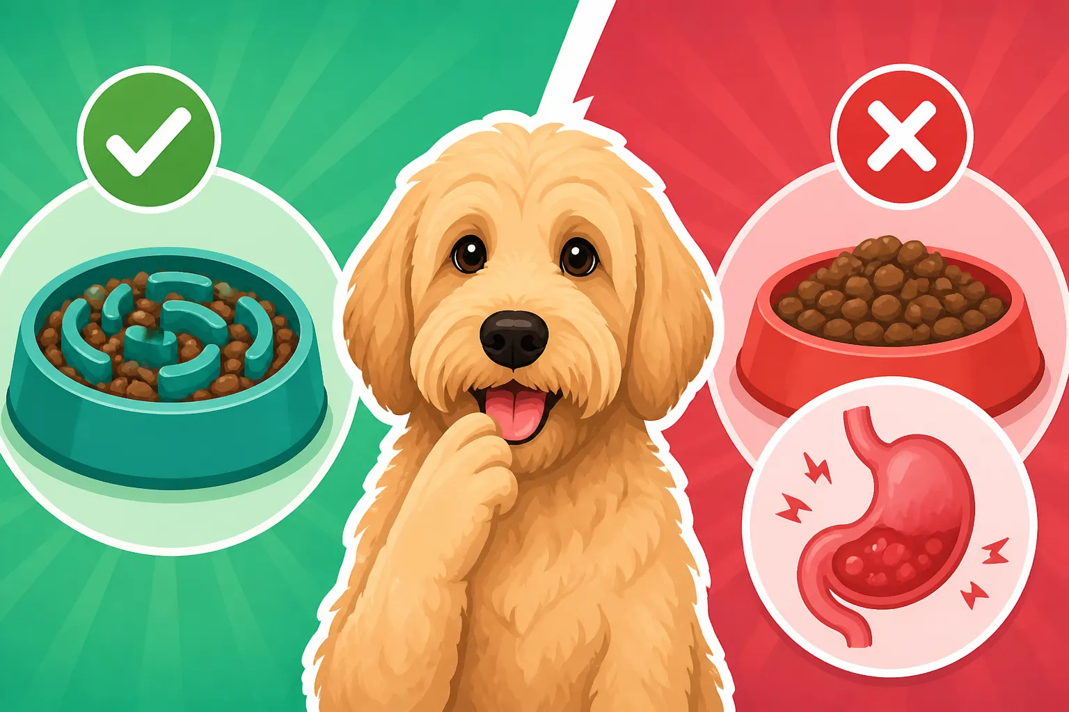 Whether a Slow Feeder Cuts a Labradoodle's Bloat Risk