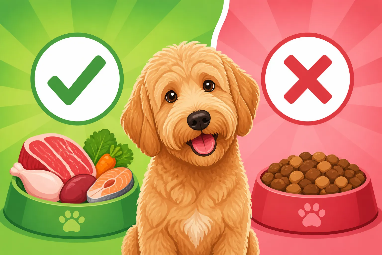 Whether a Labradoodle Can Eat Raw