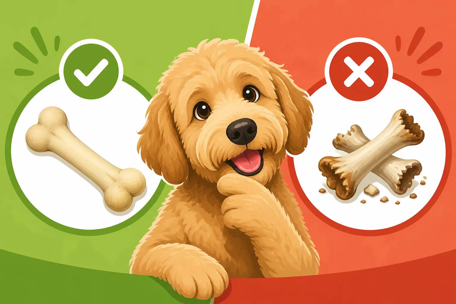 Whether a Labradoodle Can Have Bones