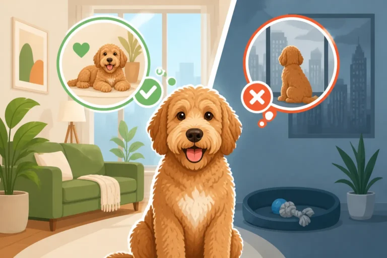 Whether a Standard Labradoodle Fits an Apartment