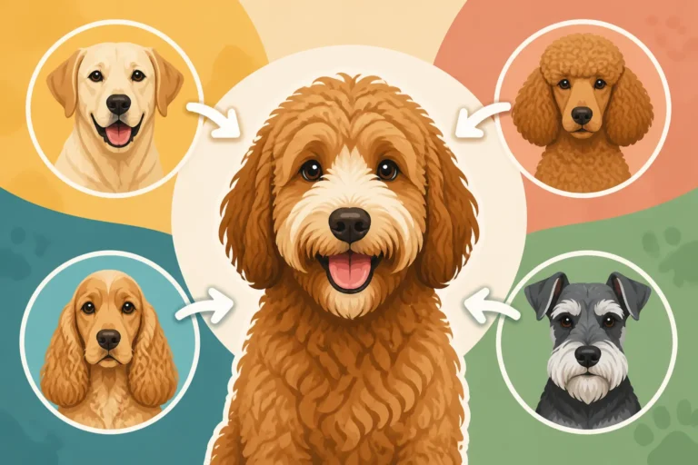 The Four Breeds Inside an Australian Labradoodle