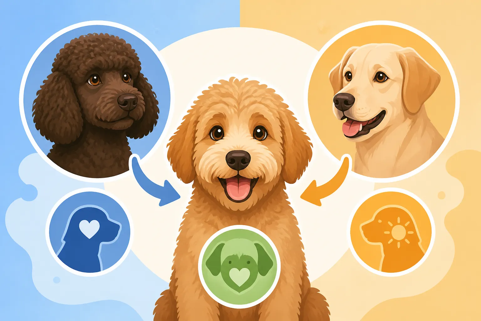 The Temperament a Labradoodle Gets From Each Parent